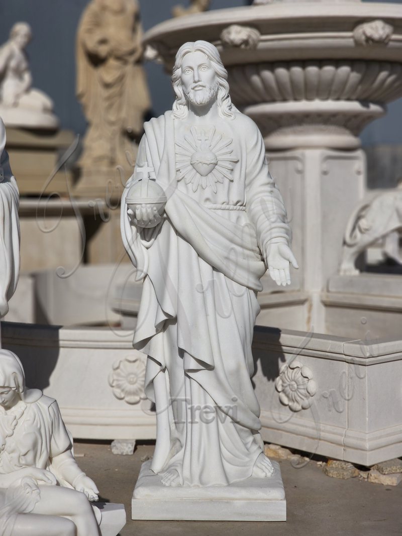 Marble Jesus Statue Description